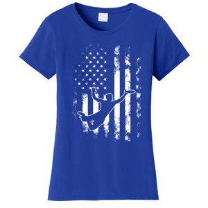 American Us Flag Ultimate Frisbee Gift Women's T-Shirt