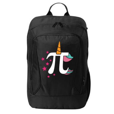 Adorable Unicorn Face Floral Math Geek Nerd Pi Day Cute Gift City Backpack