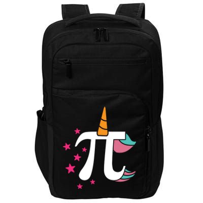 Adorable Unicorn Face Floral Math Geek Nerd Pi Day Cute Gift Impact Tech Backpack