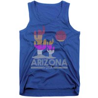 Arizona Usa Gift Vintage Retro Cactus Souvenir Gift Cool Gift Tank Top