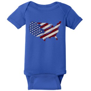 American Usa Gift Baby Bodysuit