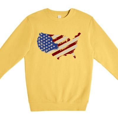 American Usa Gift Premium Crewneck Sweatshirt