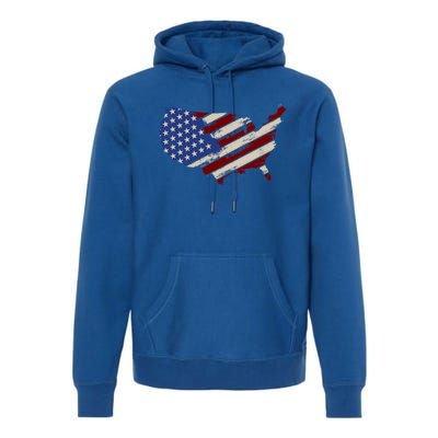 American Usa Gift Premium Hoodie