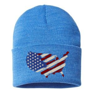 American Usa Gift Sustainable Knit Beanie