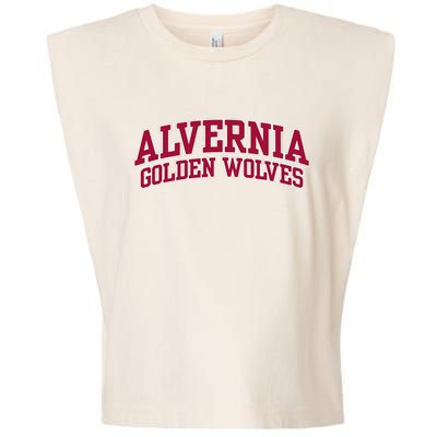 Alvernia University Golden Wolves Garment-Dyed Women's Muscle Tee