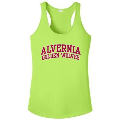 Alvernia University Golden Wolves Ladies PosiCharge Competitor Racerback Tank