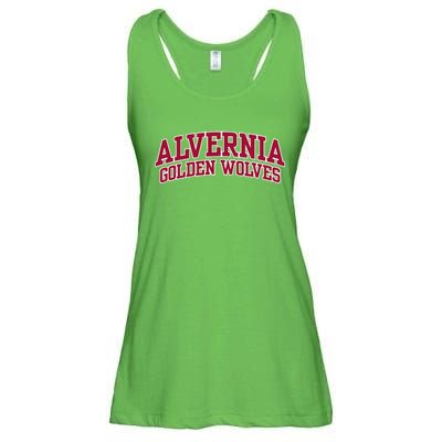 Alvernia University Golden Wolves Ladies Essential Flowy Tank