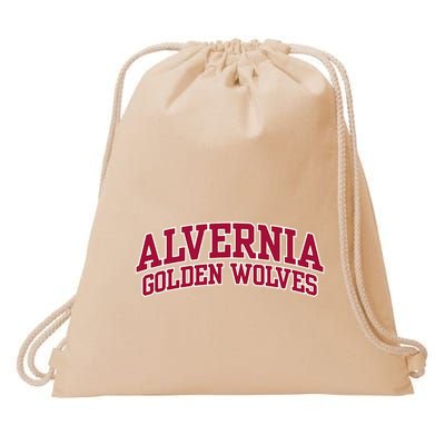 Alvernia University Golden Wolves Drawstring Bag