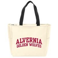 Alvernia University Golden Wolves Zip Tote Bag