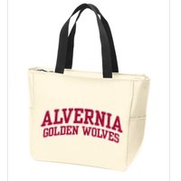 Alvernia University Golden Wolves Zip Tote Bag