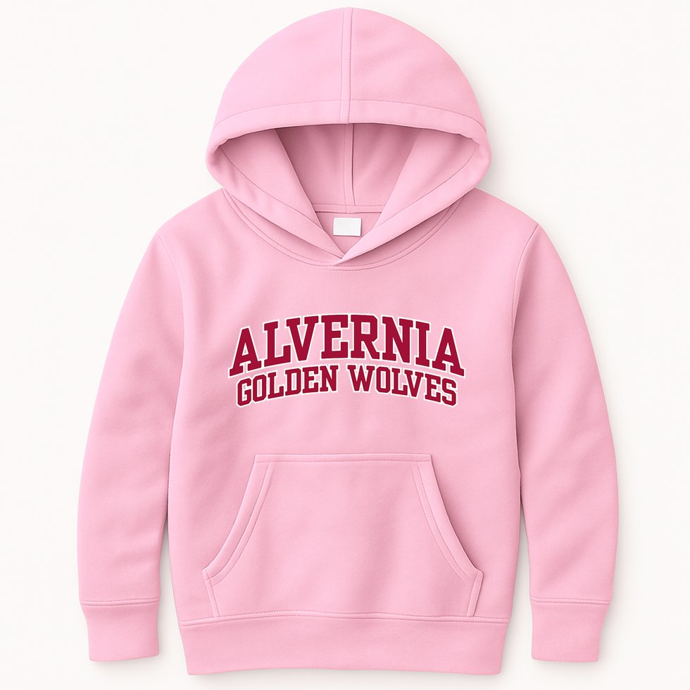 Alvernia University Golden Wolves Kids Hoodie