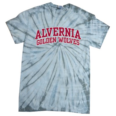 Alvernia University Golden Wolves Tie-Dye T-Shirt