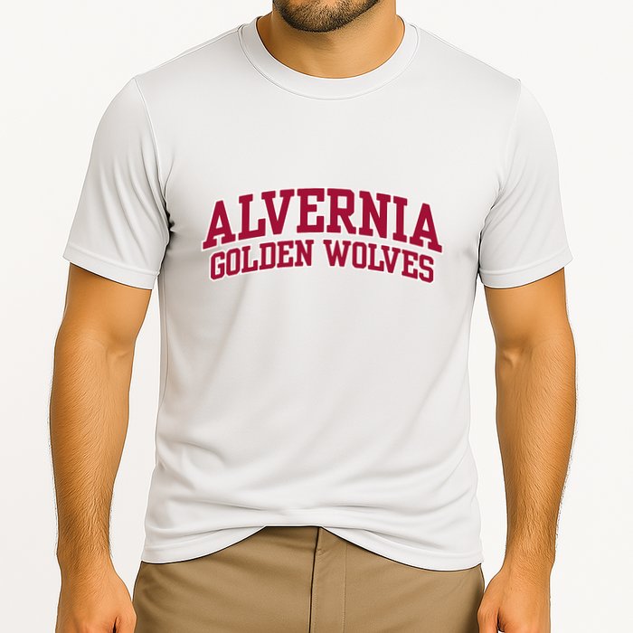Alvernia University Golden Wolves Cooling Performance Crew T-Shirt