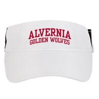 Alvernia University Golden Wolves Adult Drive Performance Visor