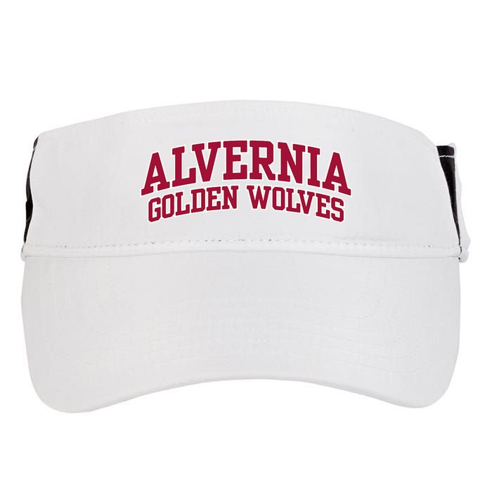 Alvernia University Golden Wolves Adult Drive Performance Visor