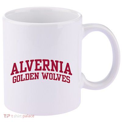 Alvernia University Golden Wolves 11oz C Handle Ceramic Mug