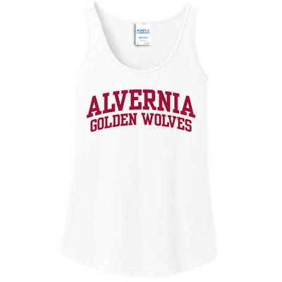 Alvernia University Golden Wolves Ladies Essential Tank