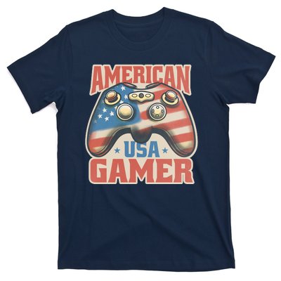 American USA Gamer Vintage T-Shirt