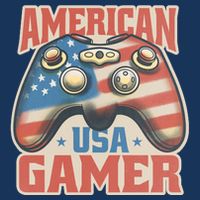 American USA Gamer Vintage Bucket Hat