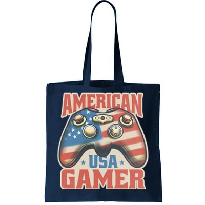 American USA Gamer Vintage Tote Bag