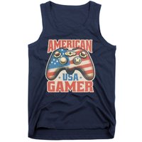 American USA Gamer Vintage Tank Top