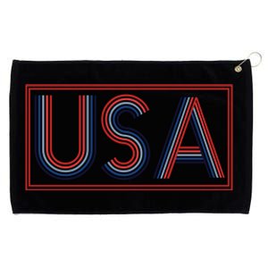 Americana Usa Great Gift Grommeted Golf Towel