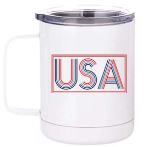 Americana Usa Great Gift 12 oz Stainless Steel Tumbler Cup