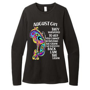 August Girl Paisley Butterfly Womens CVC Long Sleeve Shirt