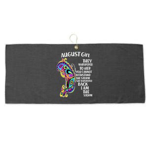 August Girl Paisley Butterfly Large Microfiber Waffle Golf Towel