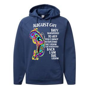 August Girl Paisley Butterfly Performance Fleece Hoodie