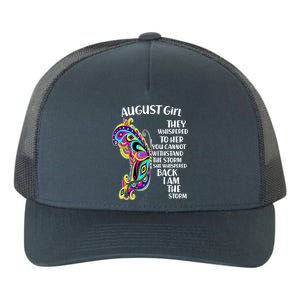 August Girl Paisley Butterfly Yupoong Adult 5-Panel Trucker Hat