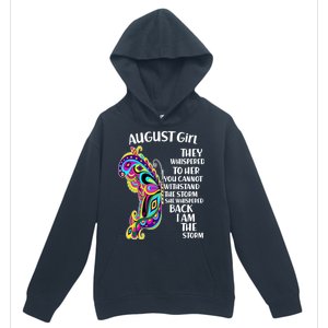 August Girl Paisley Butterfly Urban Pullover Hoodie