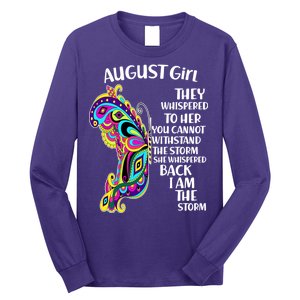 August Girl Paisley Butterfly Long Sleeve Shirt