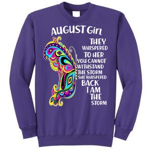 August Girl Paisley Butterfly Sweatshirt