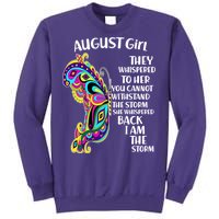 August Girl Paisley Butterfly Sweatshirt