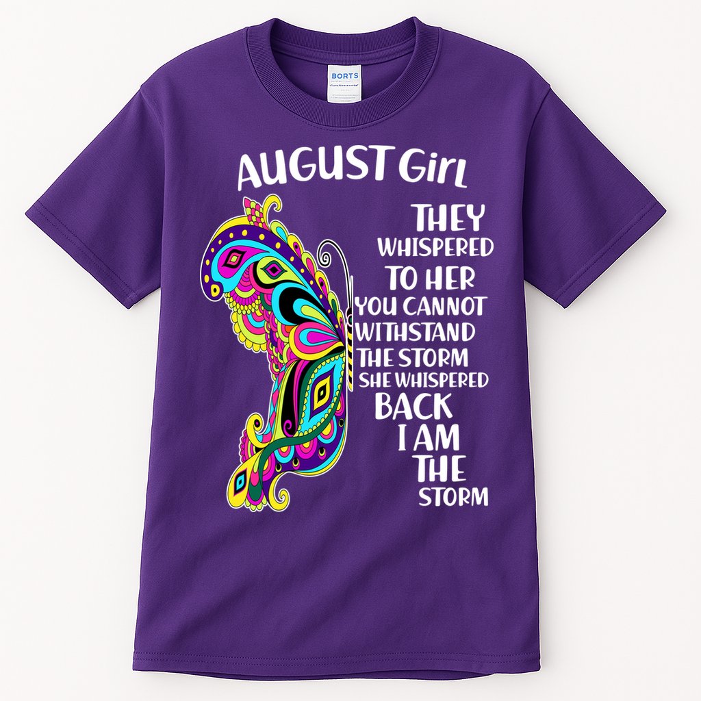 August Girl Paisley Butterfly Tall T-Shirt