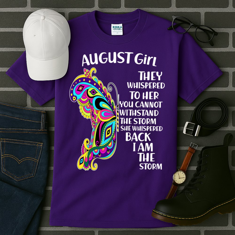 August Girl Paisley Butterfly Tall T-Shirt