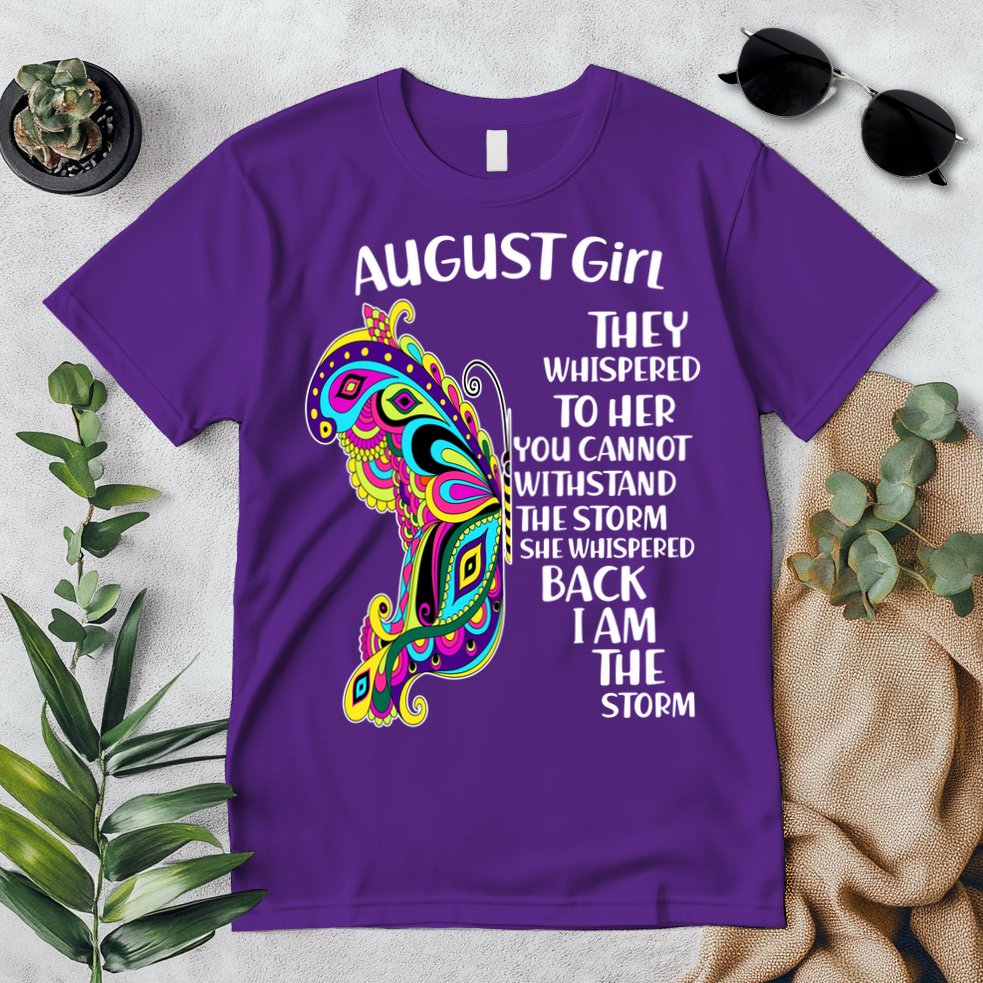 August Girl Paisley Butterfly Premium T-Shirt