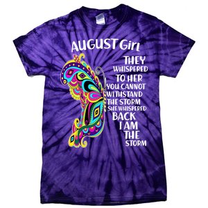 August Girl Paisley Butterfly Tie-Dye T-Shirt