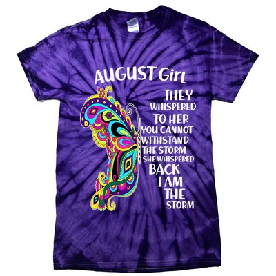 August Girl Paisley Butterfly Tie-Dye T-Shirt