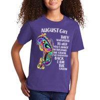 August Girl Paisley Butterfly Kids T-Shirt