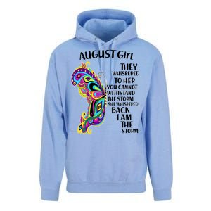 August Girl Paisley Butterfly Unisex Surf Hoodie