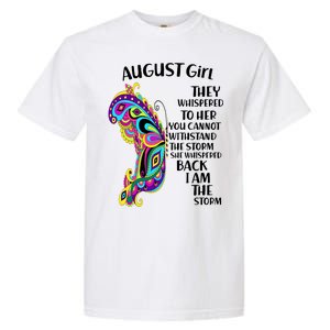 August Girl Paisley Butterfly Garment-Dyed Heavyweight T-Shirt