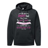 August Girl Sweet But Crazy Funny Birthday Performance Fleece Hoodie