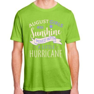 August Girls Are Sunshine Mixed With Hurricane Adult ChromaSoft Performance T-Shirt