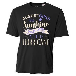 August Girls Are Sunshine Mixed With Hurricane Cooling Performance Crew T-Shirt