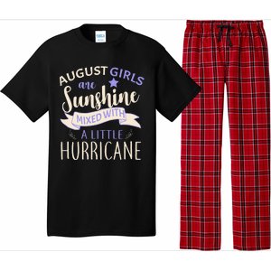 August Girls Are Sunshine Mixed With Hurricane Pajama Set