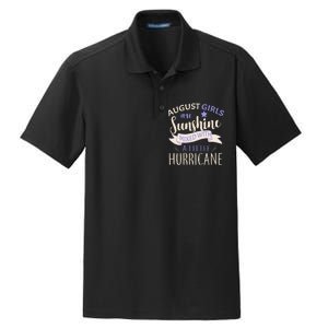 August Girls Are Sunshine Mixed With Hurricane Dry Zone Grid Polo