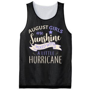 August Girls Are Sunshine Mixed With Hurricane Mesh Reversible Basketball Jersey Tank