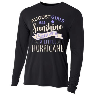 August Girls Are Sunshine Mixed With Hurricane Cooling Performance Long Sleeve Crew